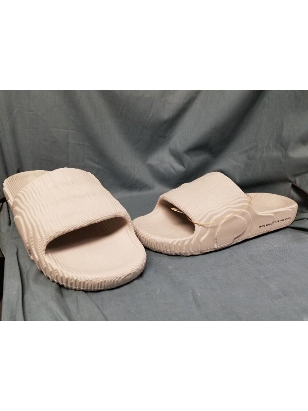 Adidas Adilette 22 Slides Slip On Light Brown Men's Size 12 NEW WITH TAGS!